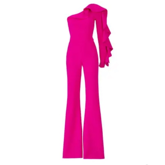 Christian Siriano
Fuchsia Ruffle Jumpsuit - Picture 4 of 4